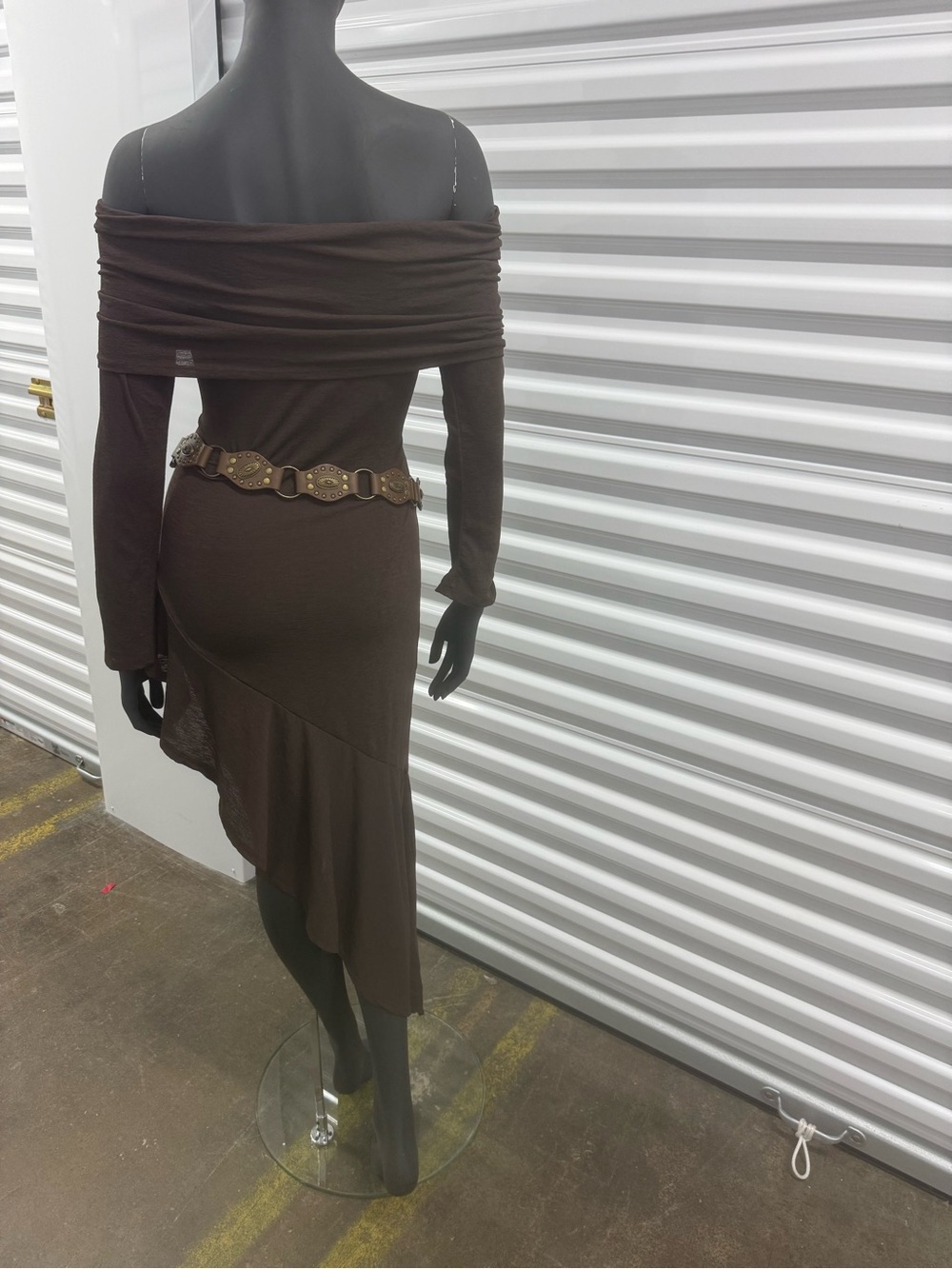 (2) NWT MISSGUIDED Asymmetrical Black & Brown Dress
